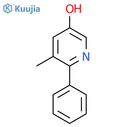 5-Methyl-6-phenylpyridine-3-ol structure