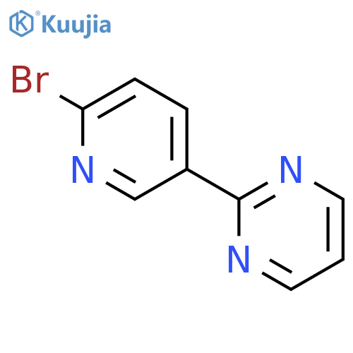 2-(6-Bromopyridin-3-yl)pyrimidine structure