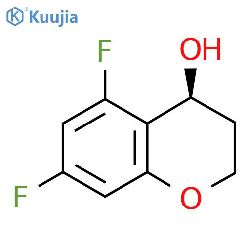 (4S)-5,7-Difluoro-3,4-dihydro-2H-1-benzopyran-4-ol structure