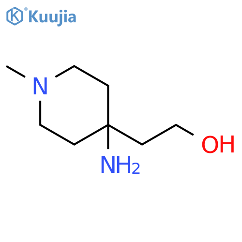 2-(4-amino-1-methylpiperidin-4-yl)ethan-1-ol structure