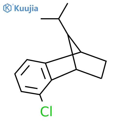 3-Chloro-11-propan-2-yltricyclo[6.2.1.02,7]undeca-2(7),3,5-triene structure