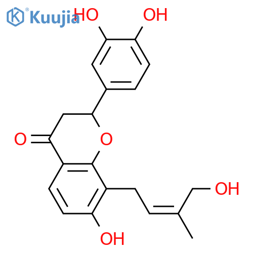 3',4',7-Trihydroxy-8-prenylflavanone; (S)-form, 4''-Hydroxy structure