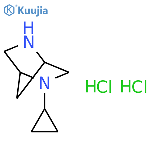 (1S,4S)-2-Cyclopropyl-2,5-diazabicyclo2.2.1heptane dihydrochloride structure