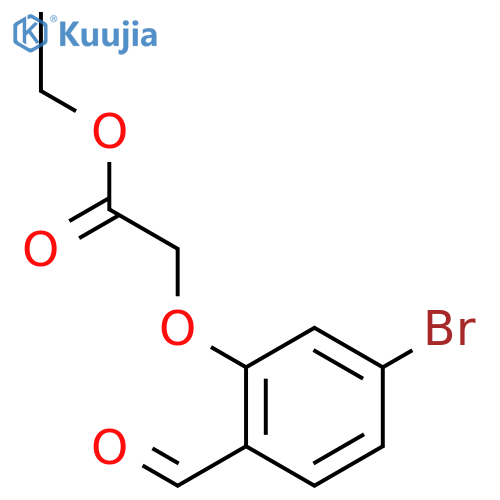2-(5-Bromo-2-formylphenoxy)acetic Acid Ethyl Ester structure