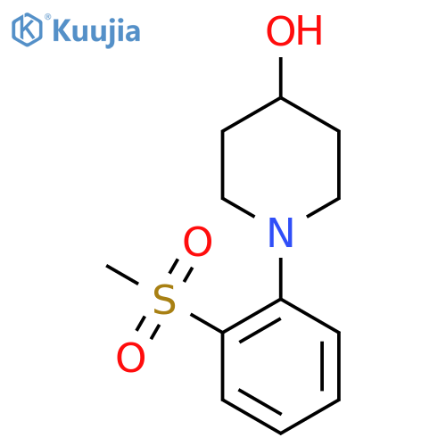 1-[2-(Methylsulfonyl)phenyl]piperidin-4-ol structure