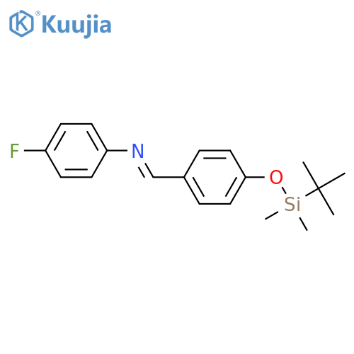 (E)-N-(4-((Tert-Butyldimethylsilyl)Oxy)Benzylidene)-4-Fluoroaniline structure