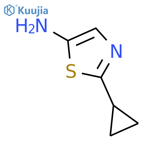 2-cyclopropyl-1,3-thiazol-5-amine structure