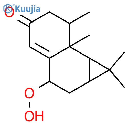 1(10)-Aristolene-2,9-diol; (ent-9β)-form, 2-Ketone, 9-hydroperoxide structure