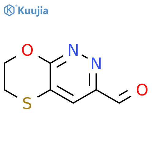 6,7-dihydro-[1,4]oxathiino[2,3-c]pyridazine-3-carbaldehyde structure