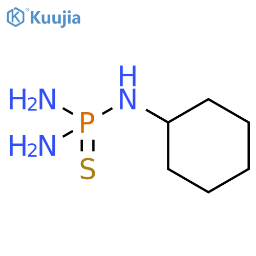 Phosphorothioic triamide, cyclohexyl- structure