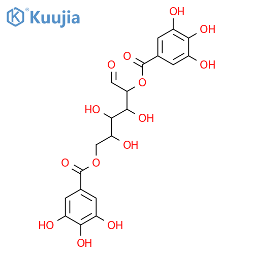 2,6-di-O-galloyl glucose structure