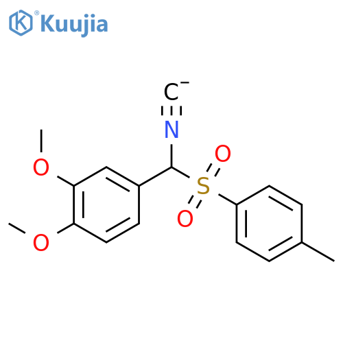 4-Isocyano-(toluene-4-sulfonyl)methyl-1,2-dimethoxy-benzene structure