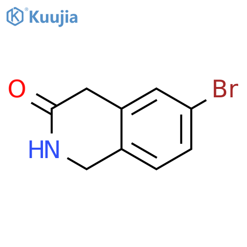 6-bromo-2,4-dihydro-1H-isoquinolin-3-one structure