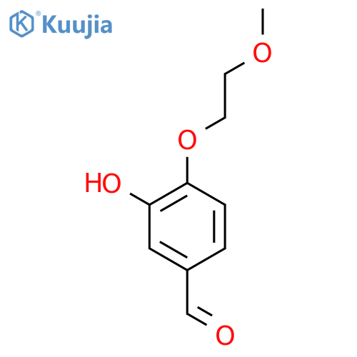 3-Hydroxy-4-(2-methoxyethoxy)benzaldehyde structure