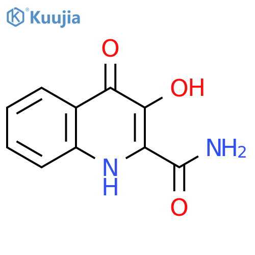 3-hydroxy-4-oxo-1,4-dihydroquinoline-2-carboxamide structure