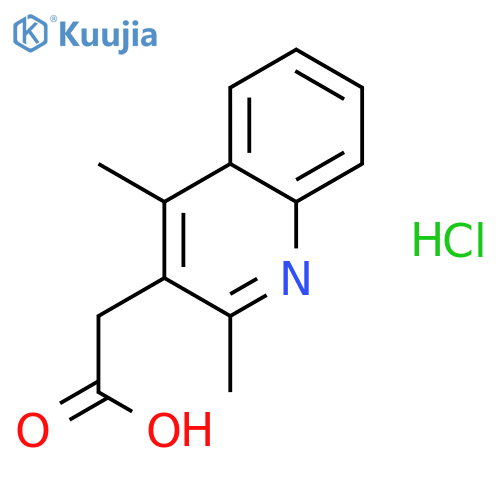 (2,4-Dimethylquinolin-3-yl)acetic Acid Hydrochloride, 97% structure