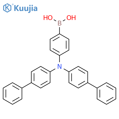 4-(Dibiphenyl-4-ylamino)phenylboronic acid structure