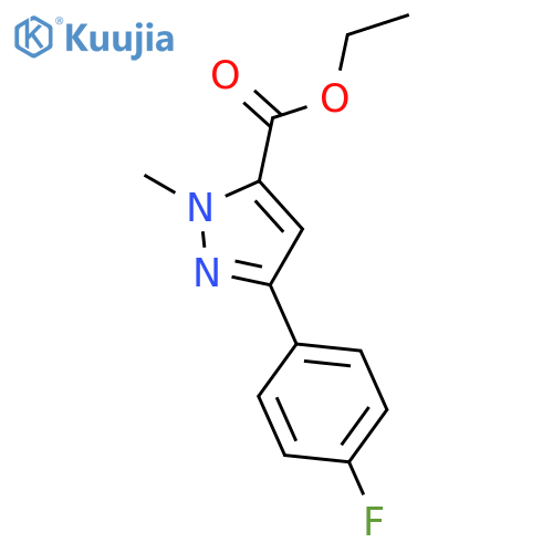 Ethyl 3-(4-Fluorophenyl)-1-methyl-1H-pyrazole-5-carboxylate structure
