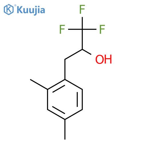 3-(2,4-dimethylphenyl)-1,1,1-trifluoropropan-2-ol structure