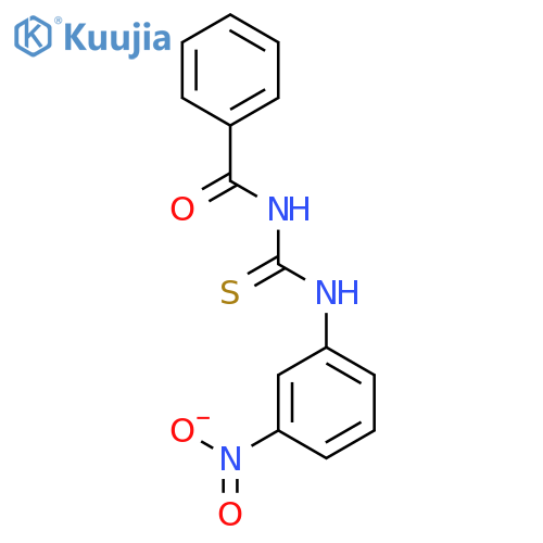 N-[(3-nitrophenyl)carbamothioyl]benzamide structure