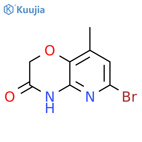 6-Bromo-8-methyl-2H-pyrido[3,2-b][1,4]oxazin-3(4H)-one structure
