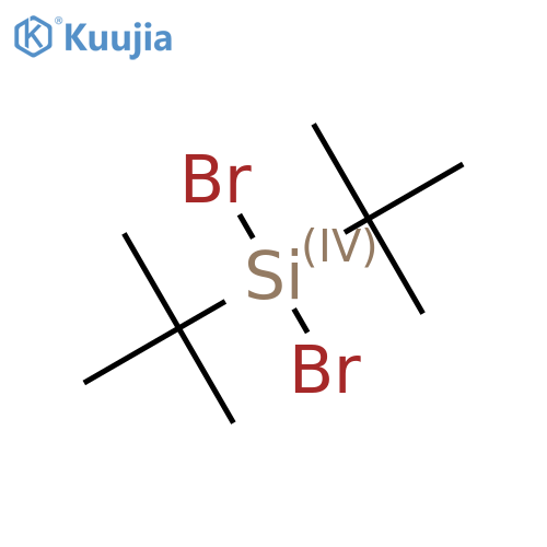 Silane, dibromobis(1,1-dimethylethyl)- structure