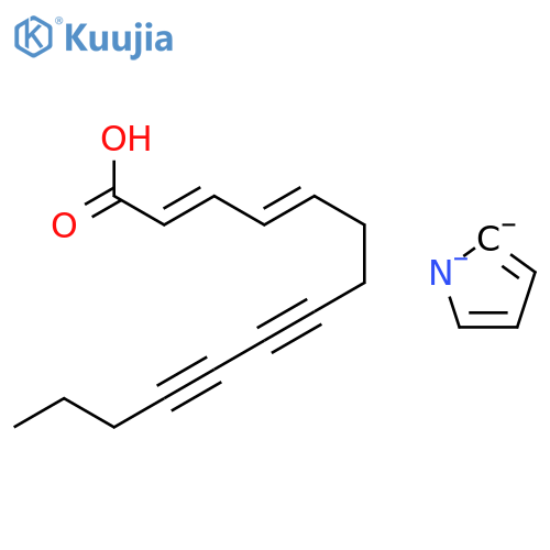Pyrrolidide-2,4-Tetradecadiene-8,10-diynoic acid structure