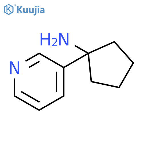 1-(pyridin-3-yl)cyclopentan-1-amine structure