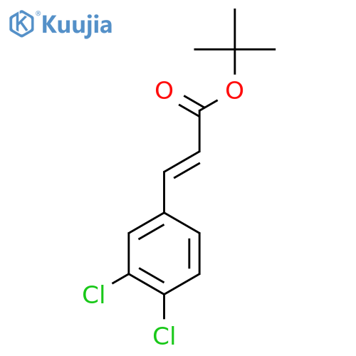 tert-butyl (2E)-3-(3,4-dichlorophenyl)prop-2-enoate structure