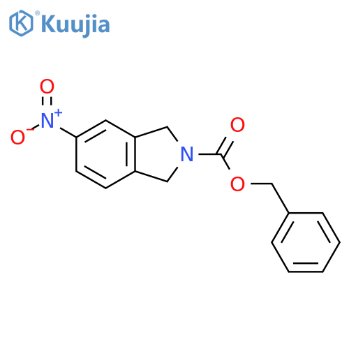 benzyl 5-nitro-2,3-dihydro-1H-isoindole-2-carboxylate structure