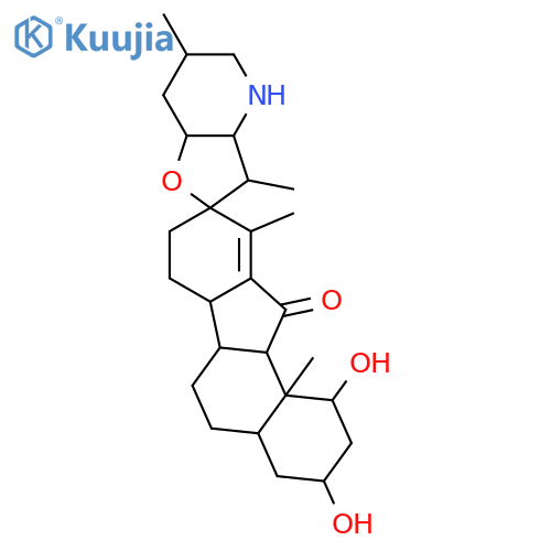 Jervine; 3-Epimer, 1β-hydroxy, 5β,6-dihydro structure