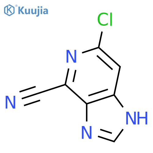 6-Chloro-1H-imidazo[4,5-C]pyridine-4-carbonitrile structure