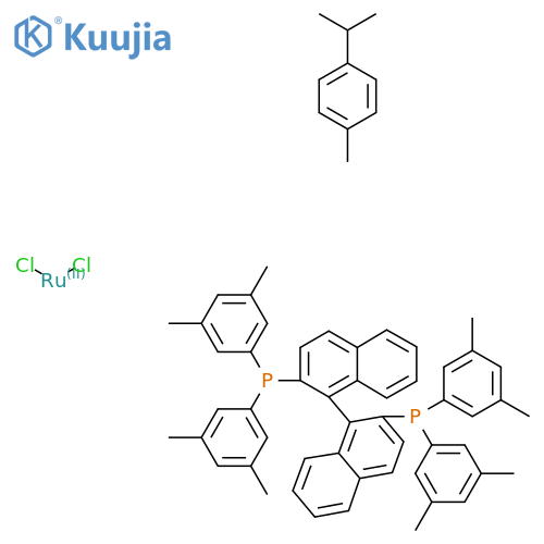 [Rucl(P-cymene)((S)-xylbinap)]CL structure