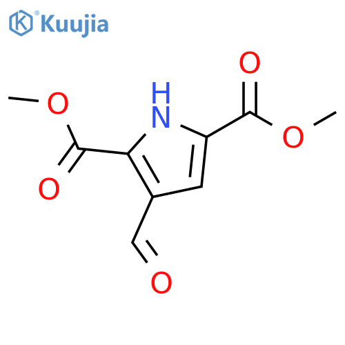 3-formyl-1H-Pyrrole-2,5-dicarboxylic acid 2,5-dimethyl ester structure