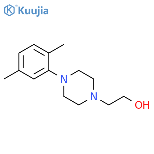 2-4-(2,5-dimethylphenyl)piperazin-1-ylethan-1-ol structure