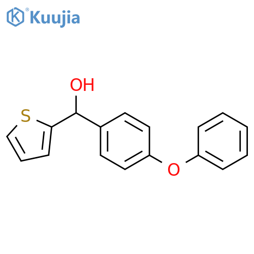 (4-phenoxyphenyl)-thiophen-2-ylmethanol structure