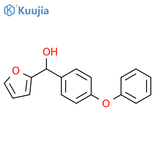 furan-2-yl-(4-phenoxyphenyl)methanol structure