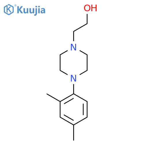 2-4-(2,4-dimethylphenyl)piperazin-1-ylethan-1-ol structure