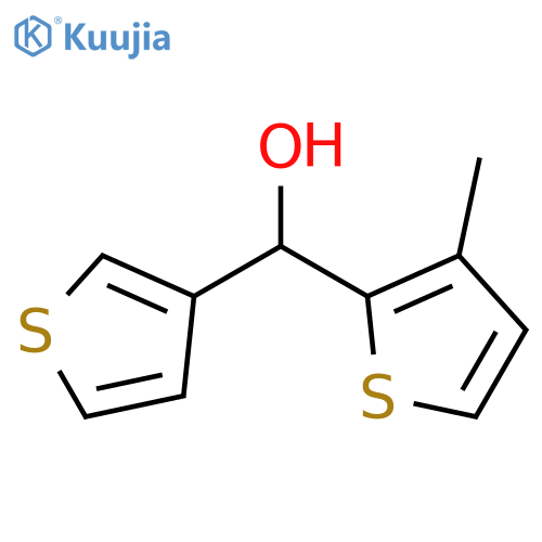 (3-methylthiophen-2-yl)-thiophen-3-ylmethanol structure