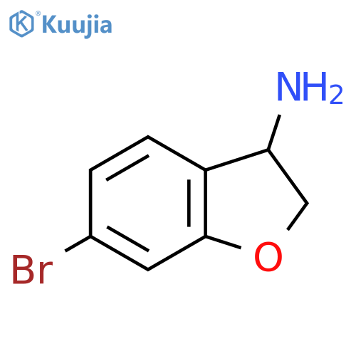 6-Bromo-2,3-dihydrobenzofuran-3-amine structure