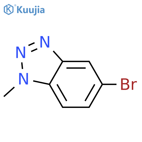 5-bromo-1-methyl-1H-1,2,3-benzotriazole structure