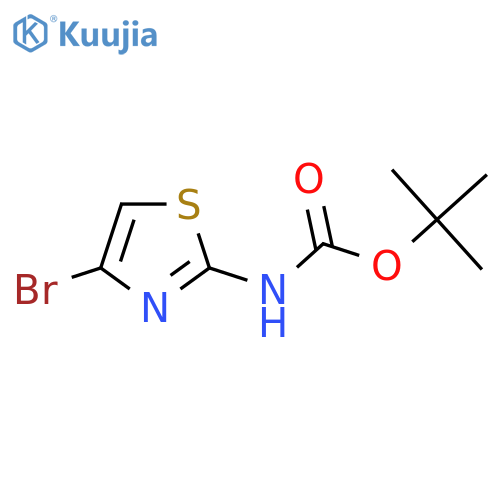 tert-butyl N-(4-bromothiazol-2-yl)carbamate structure