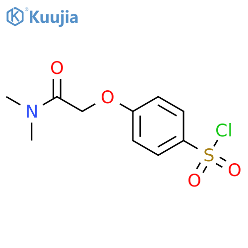 4-(2-(Dimethylamino)-2-oxoethoxy)benzene-1-sulfonyl chloride structure