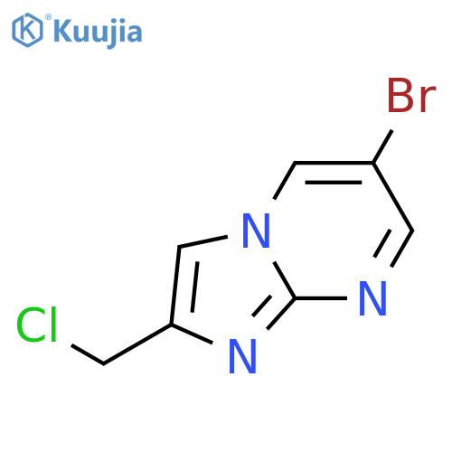 6-Bromo-2-(chloromethyl)imidazo[1,2-a]pyrimidine structure