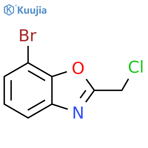 7-Bromo-2-(chloromethyl)-1,3-benzoxazole structure