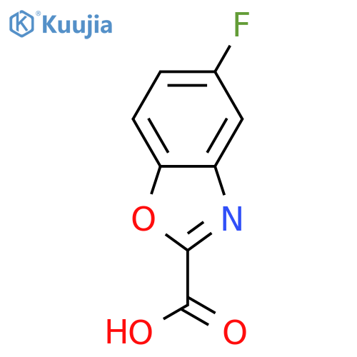 5-FLUORO-1,3-BENZOXAZOLE-2-CARBOXYLIC ACID structure