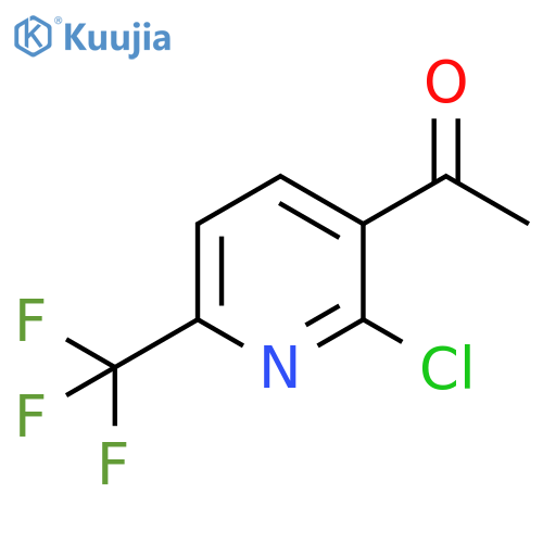 1-(2-Chloro-6-trifluoromethyl-pyridin-3-yl)-ethanone structure