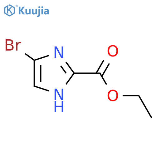ethyl 4-bromo-1H-imidazole-2-carboxylate structure
