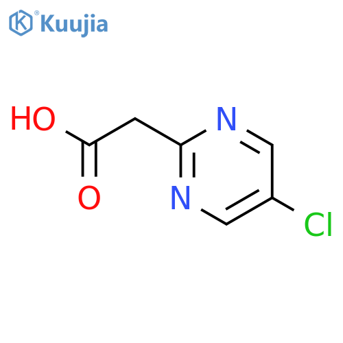 (5-chloropyrimidin-2-yl)acetic acid structure