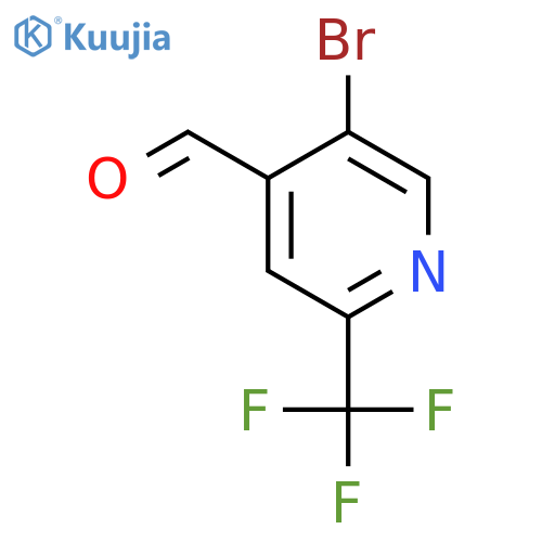 5-Bromo-2-(trifluoromethyl)isonicotinaldehyde structure